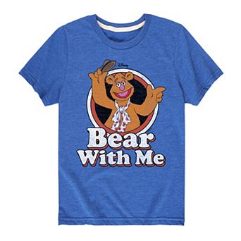 Disney's The Muppets Fozzie Bear Boys 8-20 Bear With Me Graphic Tee