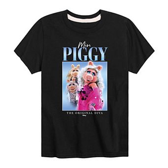 Disney's The Muppets Miss Piggy Boys 8-20 OG Diva Graphic Tee
