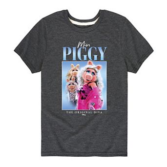 Disney's The Muppets Miss Piggy Boys 8-20 OG Diva Graphic Tee