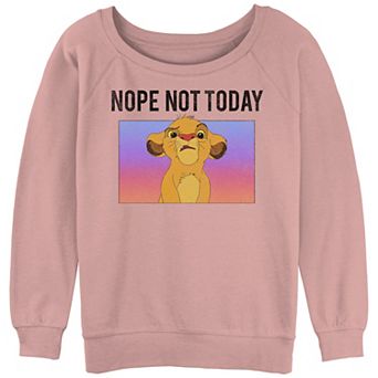 Disney's The Lion King Juniors' Simba Not Today Meme Slouchy Terry