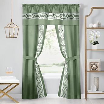 Achim Paige 5 pc Window Curtain Set