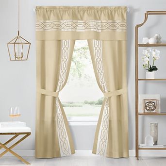 Achim Paige 5 pc Window Curtain Set