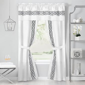 Achim Paige 5 pc Window Curtain Set