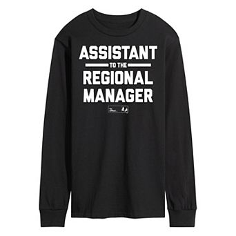 Men's The Office Assistant Regional Mgr Long Sleeve Tee