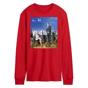 Men's The Office Cast Photo Long Sleeve Tee