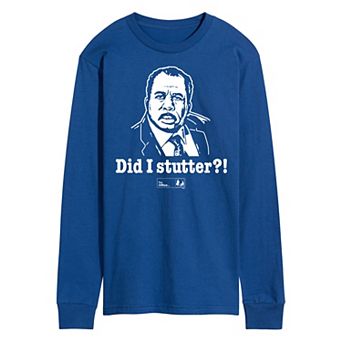 Men's The Office Did I Stutter Long Sleeve Tee