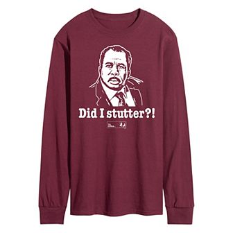 Men's The Office Did I Stutter Long Sleeve Tee