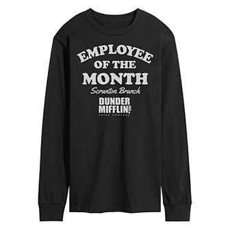 Men's The Office Employee Of Month Long Sleeve Tee