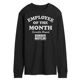 Men's The Office Employee Of Month Long Sleeve Tee