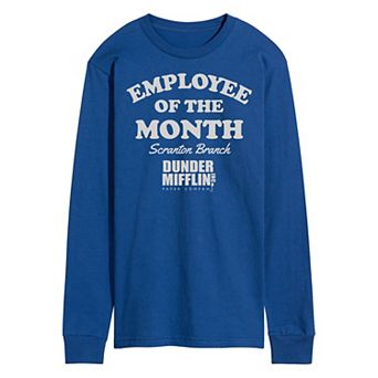 Men's The Office Employee Of Month Long Sleeve Tee