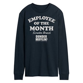 Men's The Office Employee Of Month Long Sleeve Tee