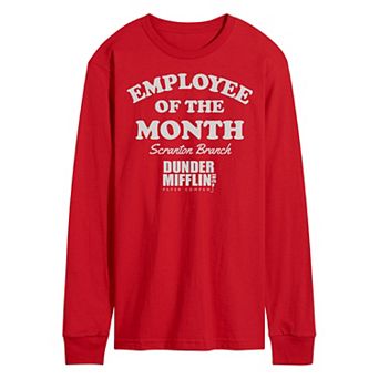 Men's The Office Employee Of Month Long Sleeve Tee