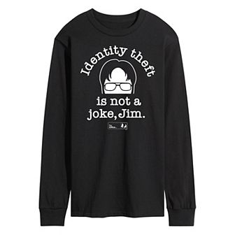 Men's The Office Identity Theft Long Sleeve Tee