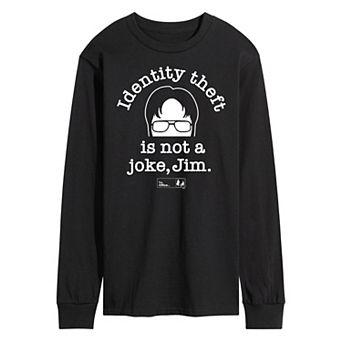 Men's The Office Identity Theft Long Sleeve Tee