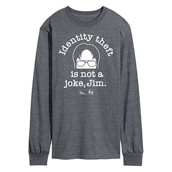 Men's The Office Identity Theft Long Sleeve Tee