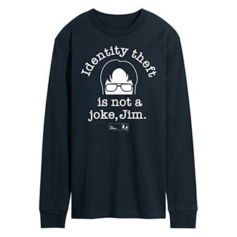 Men's The Office Identity Theft Long Sleeve Tee