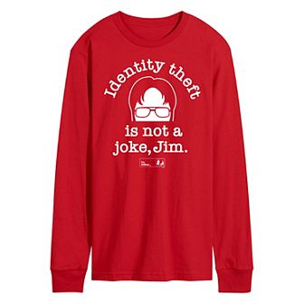 Men's The Office Identity Theft Long Sleeve Tee