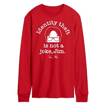 Men's The Office Identity Theft Long Sleeve Tee