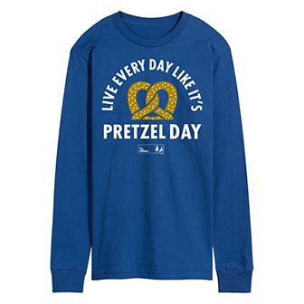 Men's The Office Pretzel Day Long Sleeve Tee