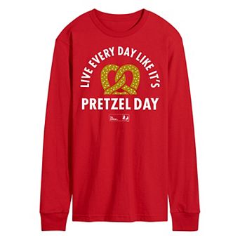Men's The Office Pretzel Day Long Sleeve Tee