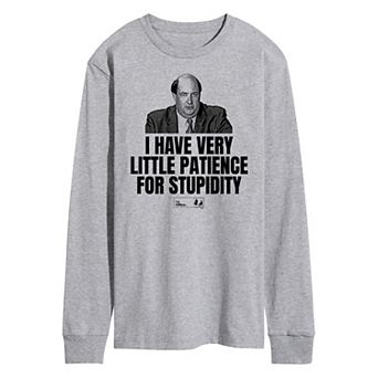 Men's The Office Very Little Patience Long Sleeve Tee