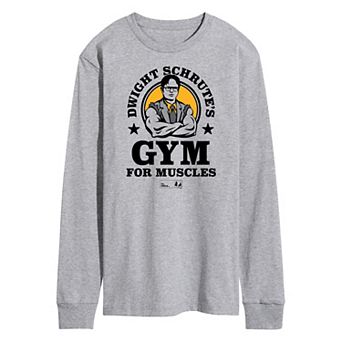 Men's The Office Dwight Schrute's Gym Long Sleeve Tee