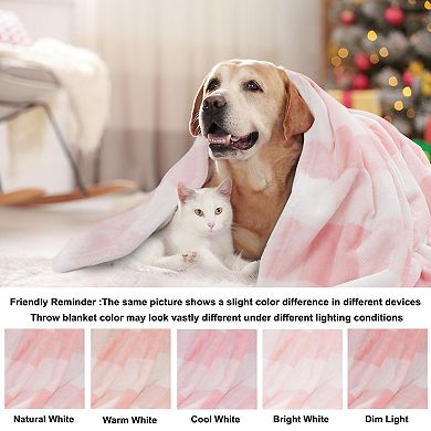 Plaid Buffalo Checkered Christmas Blanket Soft Plush Fleece for Sofa Couch Twin 60"x78"