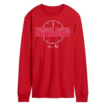 Men's The Office Threat Level Midnight Long Sleeve Tee