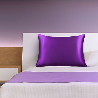 19 Momme Silk Pillowcase for Hair Skin with Zipper Queen 20"x30"