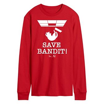 Men's The Office Save Bandit Long Sleeve Tee