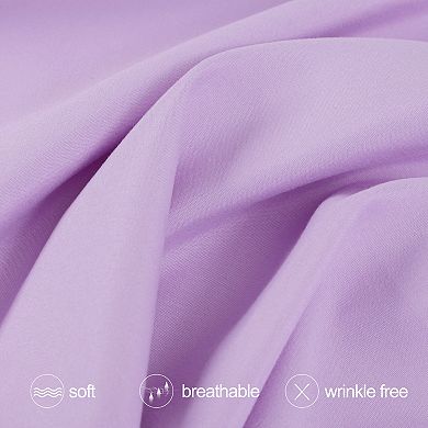 2pcs Microfiber, No Wrinkle, Pillow Cases Travel 14"x20"