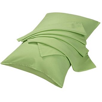 2 pc Microfiber, No Wrinkle, Pillow Cases Travel 14"x20"
