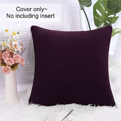 Spandex Throw Pillow Cover Case European Pillowcases 18"x18"