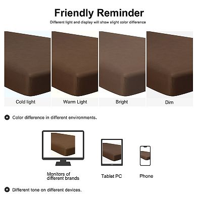 Polyester Soft and Comfortable Fitted Sheet Large Pocket King 80" x 78"(L*W)