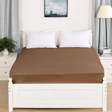 Polyester Soft and Comfortable Fitted Sheet Large Pocket King 80" x 78"(L*W)