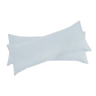 2 pc Bolster Soft 1800 Microfiber Support Cushion Body Pillow Covers Body 20"x54"