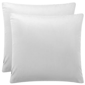 Luxury Velvet 18" x 18" Euro Velvet Square Throw Pillow Cover for Sofa Couch Bed