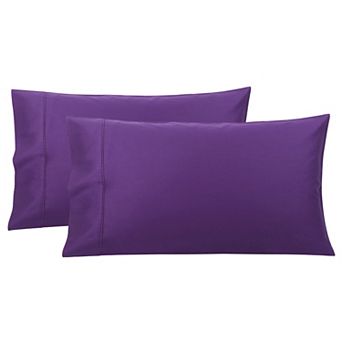 Pillowcase Set of 2 Soft Cotton with Envelope King 20" x 36"