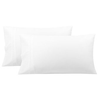 Pillowcase Set of 2 Soft Cotton with Envelope King 20" x 36"