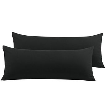 Set of 2 1800 Series Cool and Breathable Pillowcases with Zipper Closure Body 20" x 54"