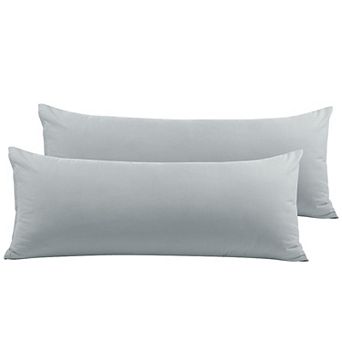 Set of 2 1800 Series Cool and Breathable Pillowcases with Zipper Closure Body 20" x 54"