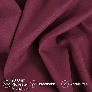 2pcs Microfiber, No Wrinkle, Pillow Cases King 20"x36"