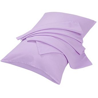 2 pc Microfiber, No Wrinkle, Pillow Cases King 20"x36"