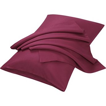2 pc Microfiber, No Wrinkle, Pillow Cases King 20"x36"