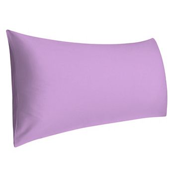Cotton 250 Thread Count Solid Body Pillow Case Pillowcase with Envelope Closure Body 20" x 72"