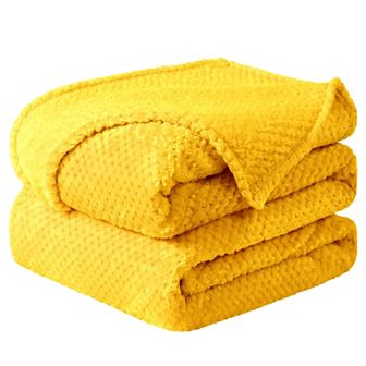 Lightweight Flannel Fleece Bed Blankets Fuzzy Plush 66"x90"