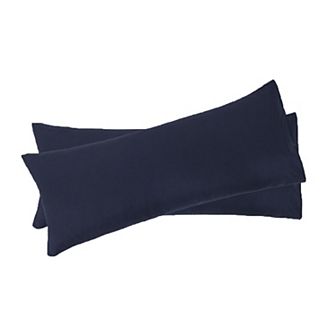 Set of 2 Body Pillow Covers Soft Microfiber for 90 Gsm Ployester Body 20" x 60"