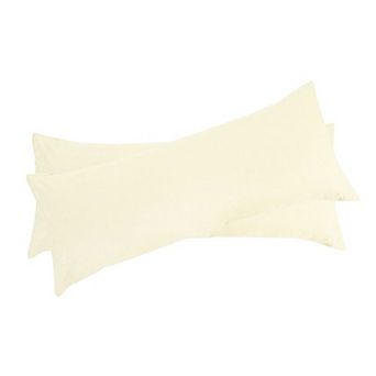 Set of 2 Body Pillow Covers Soft Microfiber for 90 Gsm Ployester Body 20" x 60"