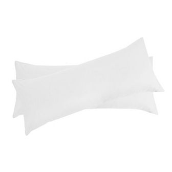 Set of 2 Body Pillow Covers Soft Microfiber for 90 Gsm Ployester Body 20" x 60"