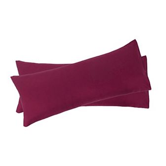 Set of 2 Body Pillow Covers Soft Microfiber for 90 Gsm Ployester Body 20" x 60"